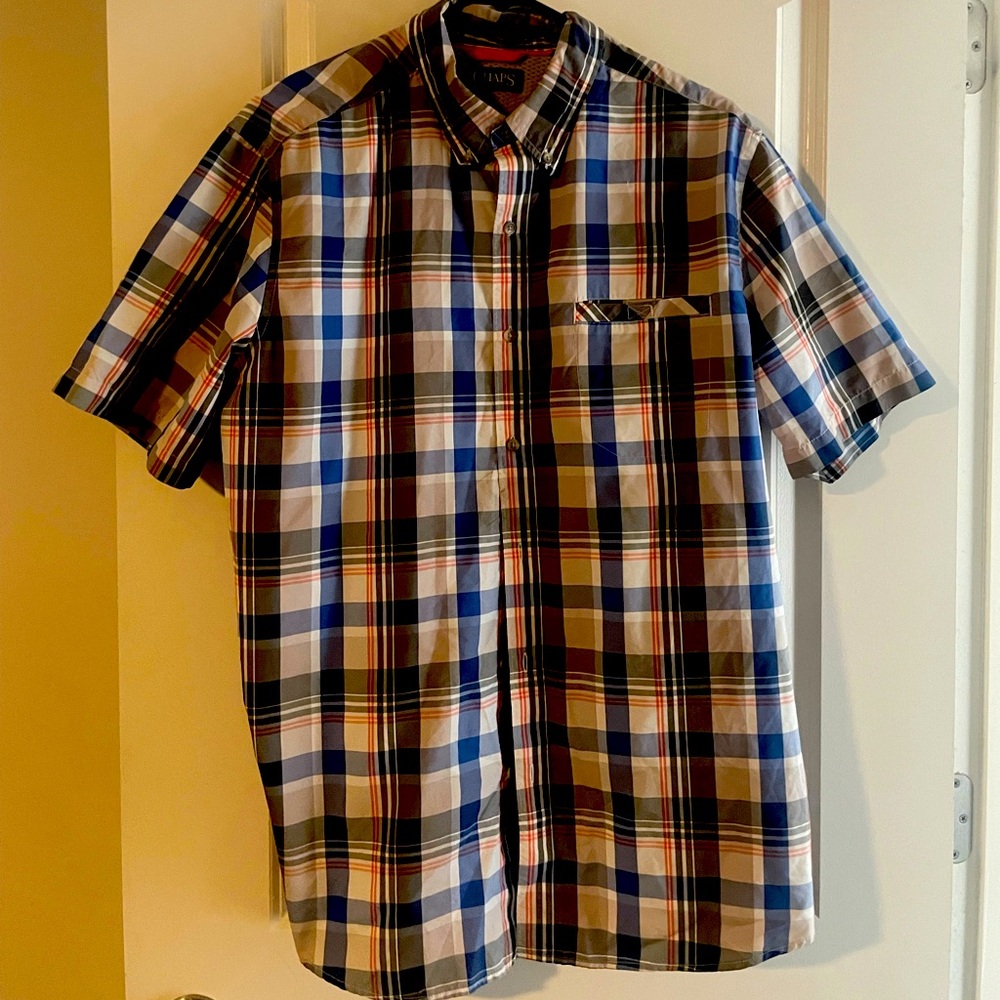 Large chaps button up